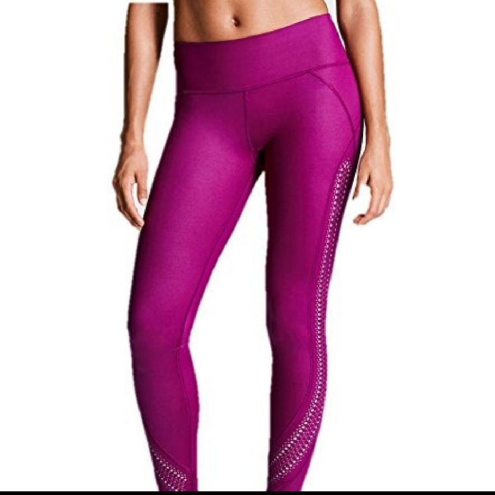 Victoria's Secret Knockout Tights Fuscia NWOT
